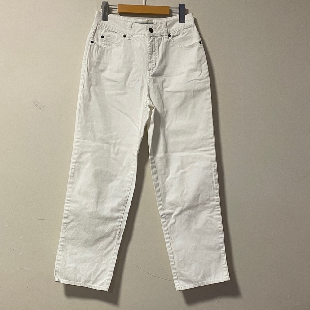 Denver Hayes Classic Fit White Straight Leg Stretch Jeans Women’s 4x30